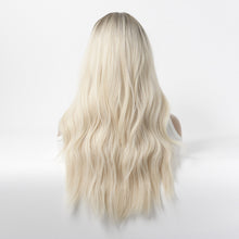 Load image into Gallery viewer, Estelle Wig Female Long Curly Hair Big Wave Medium Long Full Headgear Dull Blonde
