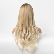 Load image into Gallery viewer, Estelle Wig Female Long Curly Hair Big Wave Medium Long Full Headgear Dull Golden
