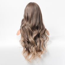 Load image into Gallery viewer, Estelle Wig Female Long Curly Hair Big Wave Medium Long Full Headgear Highlight Brown
