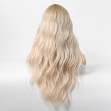 Load image into Gallery viewer, Estelle Wig Female Long Curly Hair Big Wave Medium Long Full Headgear Lightest Blonde 3
