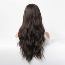 Load image into Gallery viewer, Estelle Wig Female Long Curly Hair Big Wave Medium Long Full Headgear Black Brown
