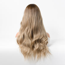 Load image into Gallery viewer, Estelle Wig Female Long Curly Hair Big Wave Medium Long Full Headgear Ash Blonde
