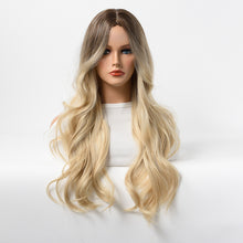 Load image into Gallery viewer, Estelle Wig Female Long Curly Hair Big Wave Medium Long Full Headgear
