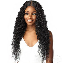 Load image into Gallery viewer, 13x4 Lace Front Wig Heat Resistant High Quality Fiber Wig Nature Looking Color No 4(J+30)
