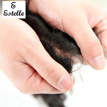 Load image into Gallery viewer, Hand Made Natural Wave Human Hair  Lace  Closure 4*4-اليد التي قدمت الطبيعية موجة شعر بشري إغلاق الدانتيل 4 * 4
