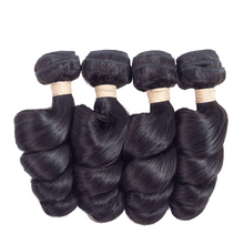 Load image into Gallery viewer, 7A Remy  Human Hair Extension Loose Wave   7A ريمي الشعر التمديد الإنسان فضفاض موجة

